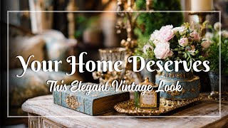Elegant Vintage Decorating Ideas for Cozy Spaces That Feel Collected, Polished, and Warm screenshot 2