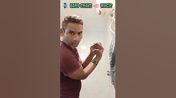 Make a snake with your hands 💪👌#shorts #snakyhand #magic#how to make cobra snake with hand #ytshorts