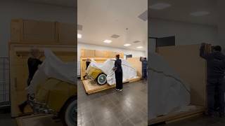 "Wrapped 1961 Volkswagen Beetle Saloon" by Christo &amp; Jeanne-Claude arrived at #NeueNationalgalerie