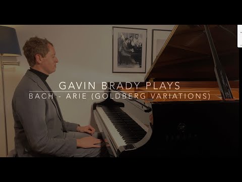 Bach Aria Goldberg Variations Played By Concert Pianist Gavin Brady In 4K