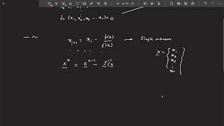 Lecture 8a: Solving System of Non-Linear Equations using Newton-Raphson