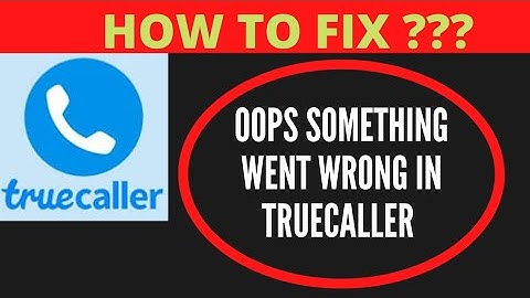 #truecaller #wrong #fing24 OOPS SOMETHING WENT WRONG IN TRUECALLER, HOW TO FIX 😑 | | FING 24 😎