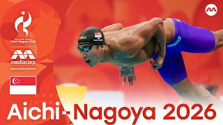 Singapore finish just 0.32s behind Saudi in tight 4x100m freestyle battle | Asian Games 2026 screenshot 3