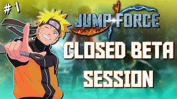 JUMP FORCE CLSED BETA SESSION!!!!! (LIVE)