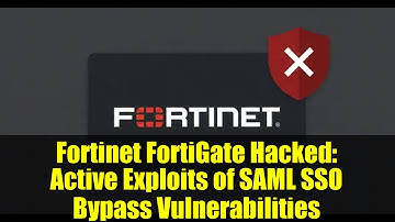 Fortinet FortiGate Hacked: Active Exploits of SAML SSO Bypass Vulnerabilities