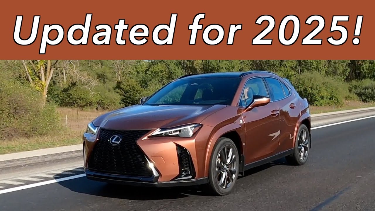 Обзор Lexus UX300h 2025 года. Обновлённый: больше мощности и больше цвета!