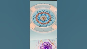 Easy spirograph drawing idea 😍 #spirographart #spirographvideos #satisfying