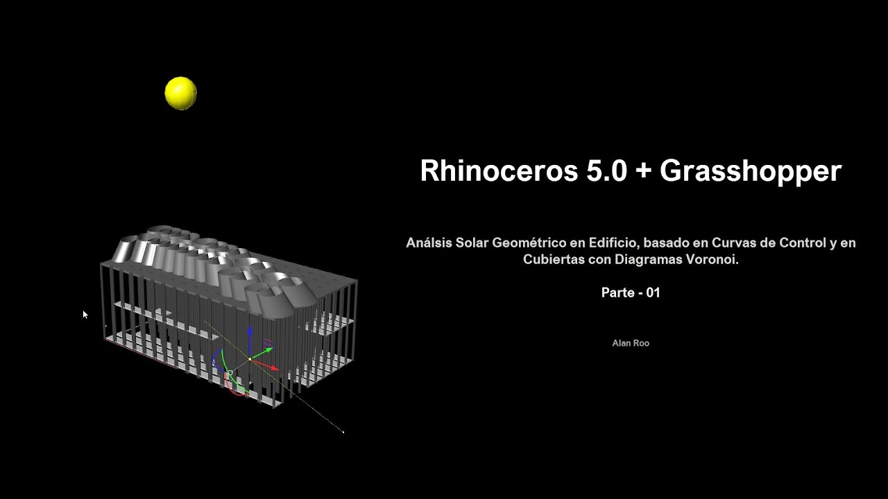 Grasshopper - Análisis Solar en Edificio 01 