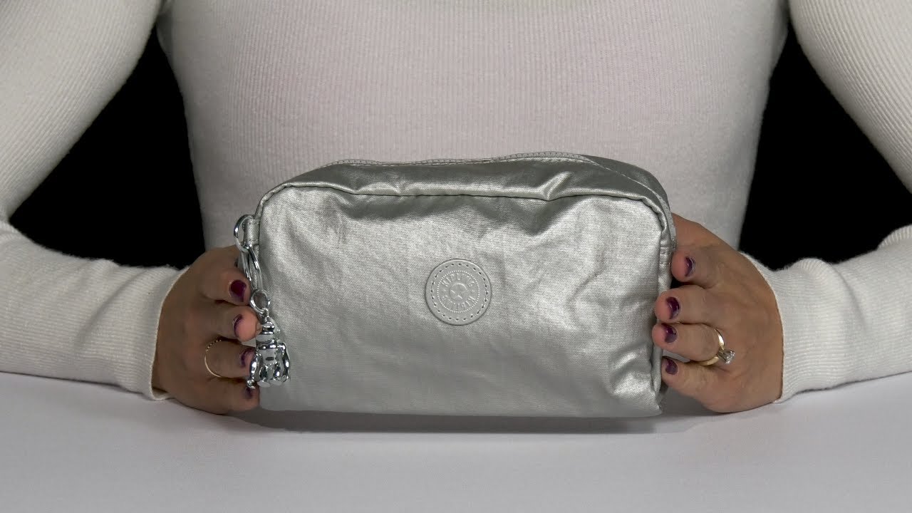 Kipling Small Pouch Make Up Case In Gleam Ultimate