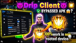 🔥 How to download drip client mod menu for the new Free Fire OB54  💜