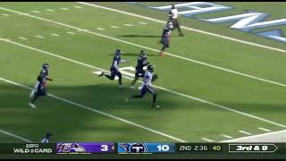 Lamar Jackson 48 Yard TD Run|Titans vs Ravens|NFL Playoffs 2021