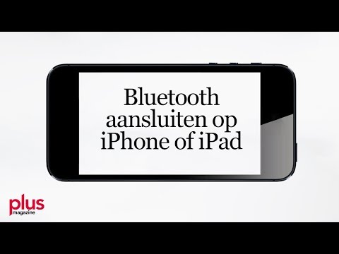 Een apparaat koppelen aan je iPhone of iPad met bluetooth