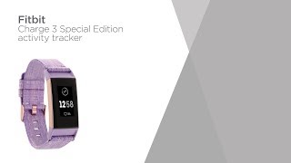 fitbit charge 3 limited edition lavender