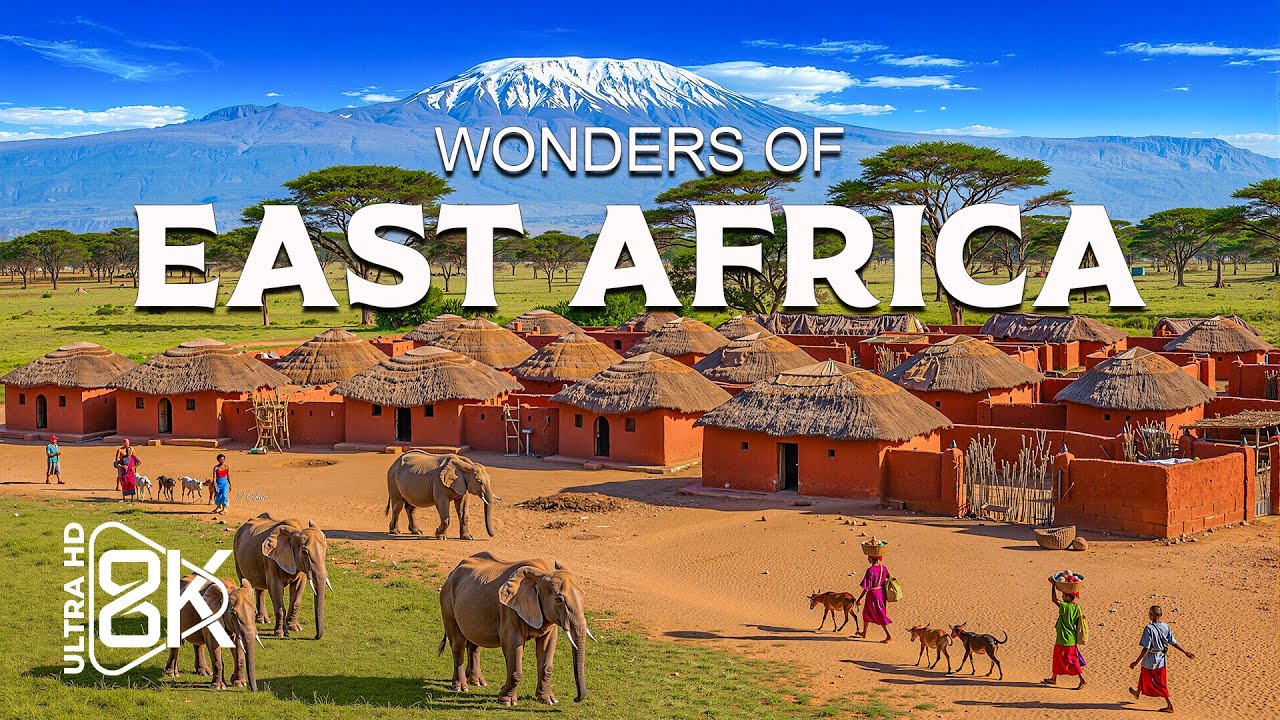 Wonders of East Africa – Discover Wildlife, Savannas, and Scenic Horizons | Travel Video 4K