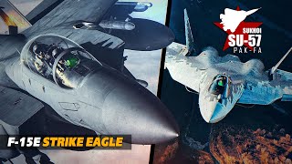 Does Stealth Matter ? | F15E Strike Eagle Vs Su57 Felon | CLASH | Digital Combat Simulator | DCS |