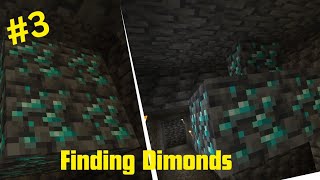 Finding Dimonds in Minecraft | MINECRAFT SURVIVAL part 3 | ROCKET GAMING