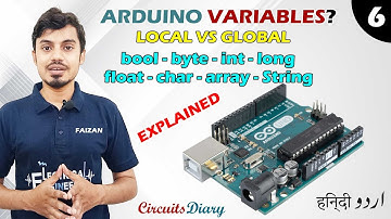 What are Variables in Arduino | Types of Variables |  Urdu Hindi