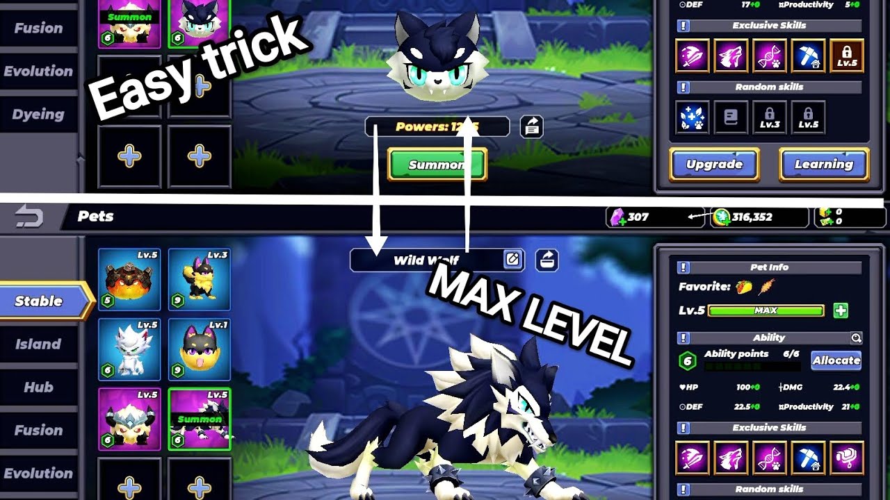 How To Level Up Pet Faster!In skyblock (Blockman Go)