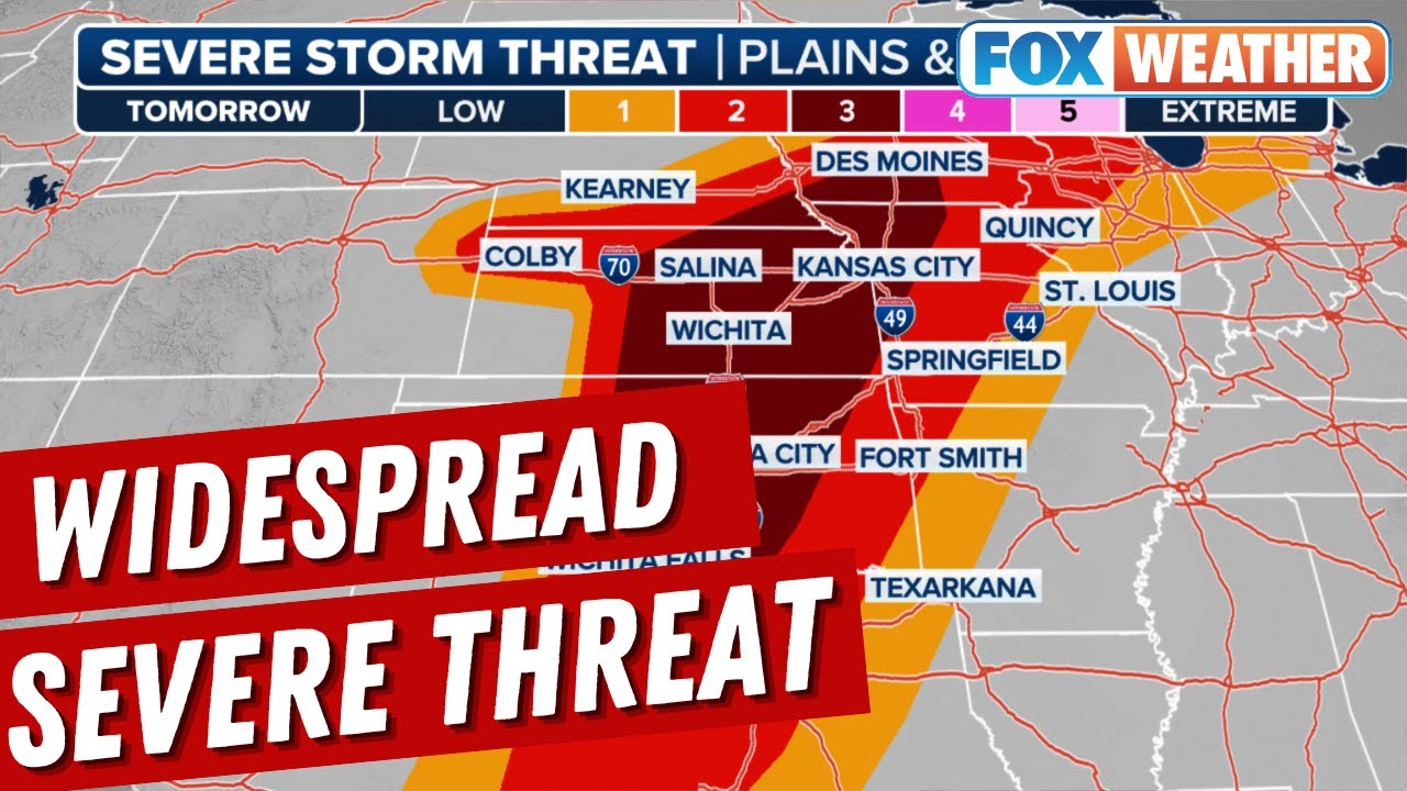 Widespread Severe Storm Threat Emerging For Saturday Across Tornado ...