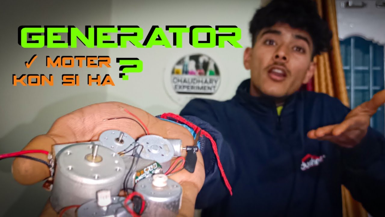 How to make a DC motor generator at home 🔥|| DC motor life hack 😱 ||# ...