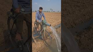 Indian Farmer’s Bicycle Motor Hack 🚲 |Genius Village#usa Invention#innovation #desijugaad #usashorts