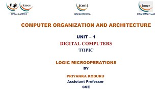 LOGIC MICROOPERATIONS