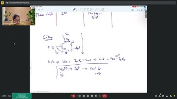 Week 3 Live Problem solving session: Analog Electronic Circuits