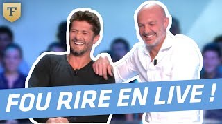 Le fou rire de Bixente Lizarazu et Frank Leboeuf sur le plateau de MyTéléfoot !