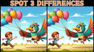 [Spot the difference] SPOT 3 DIFFERENCES [Find the difference]#92