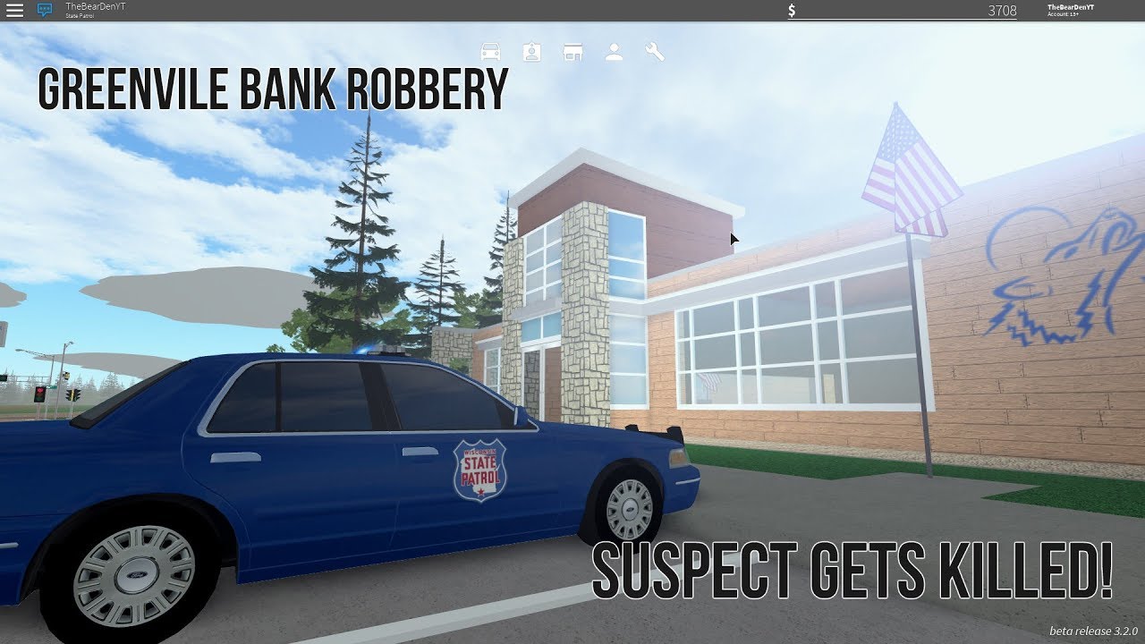 Bank Robbery Leads To Suspect Being Shot Greenville Wi Youtube - we broke in to a house roblox greenville beta