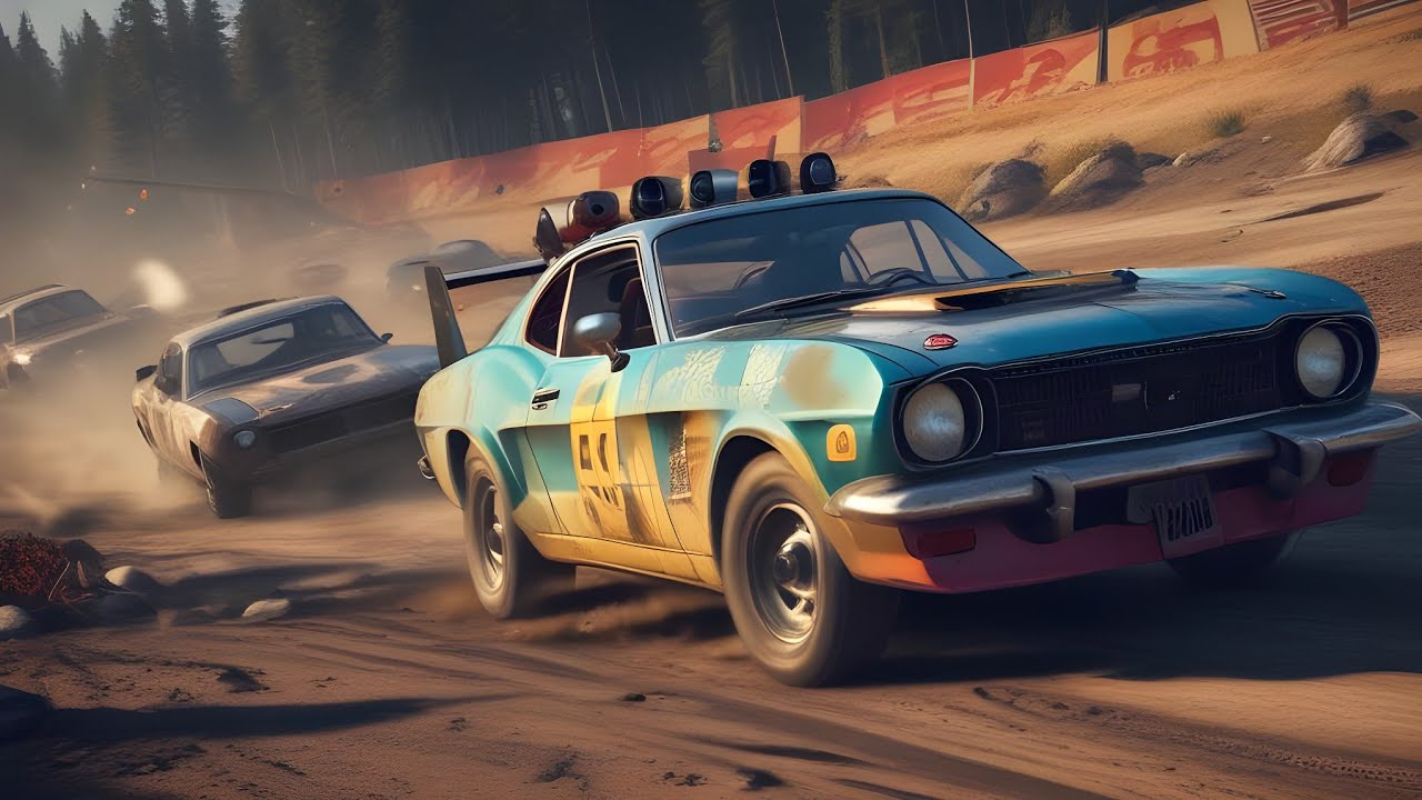 Wreckfest first gameplay #58 Lords of chaos ( no tuned car ) - YouTube