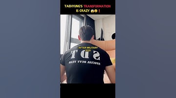 HIS GLOW-UP 💪🏻 IS INSANE 🤯 #bts #taehyung #v #btsarmy #foruyou #viralvideo #shorts #trend #fyp #v