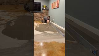 Self leveling and surface grinding prep work 💪 #surfacepreparation #floorcovering #flooring