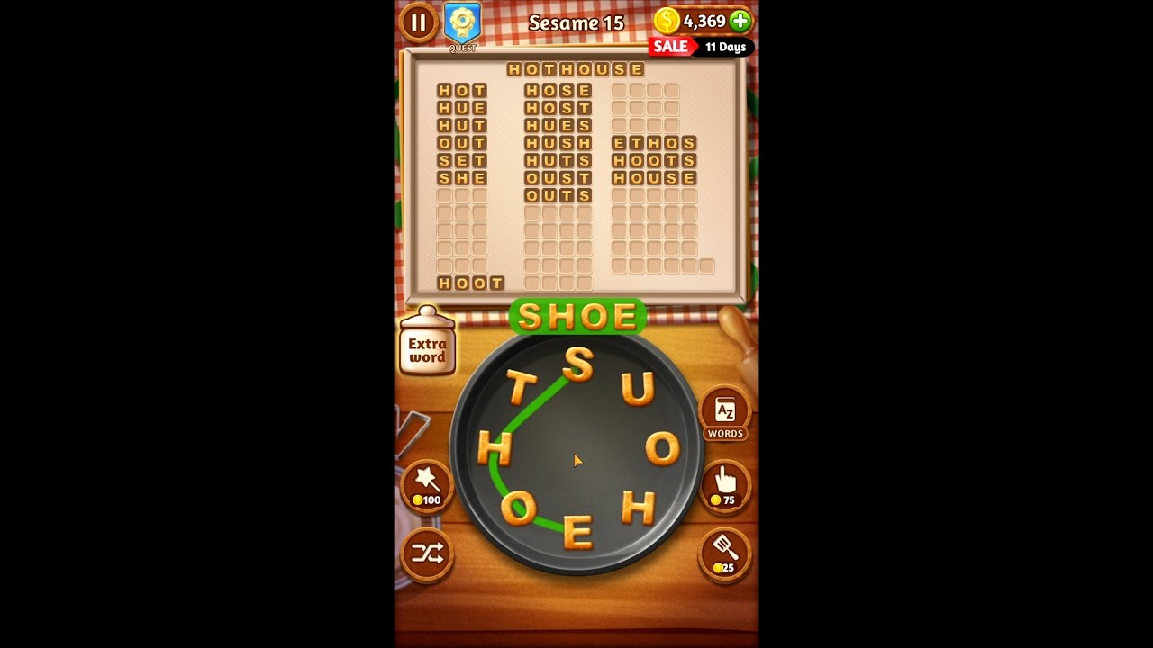 Word Cookies Sesame Levels 14-20 - Phenomenal Chef Answers