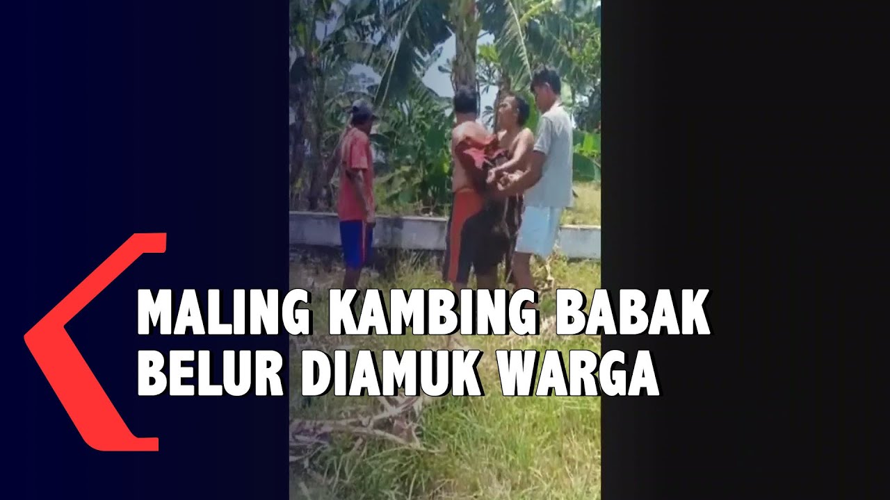 Maling Kambing Babak Belur Diamuk Warga Probolinggo