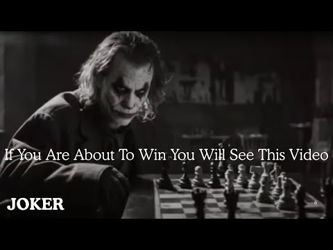 IF YOU ARE ABOUT TO WIN, YOU WILL SEE THIS VIDEO || JOKER MOTIVATION