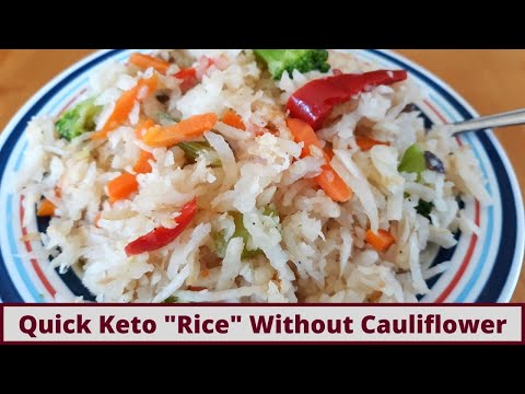 Quick Keto "Rice" Without Cauliflower