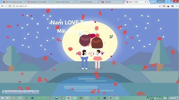 Nam Yêu Tuyết Nhiều Nhiều - Code Làm Website tỏ tình bạn gái