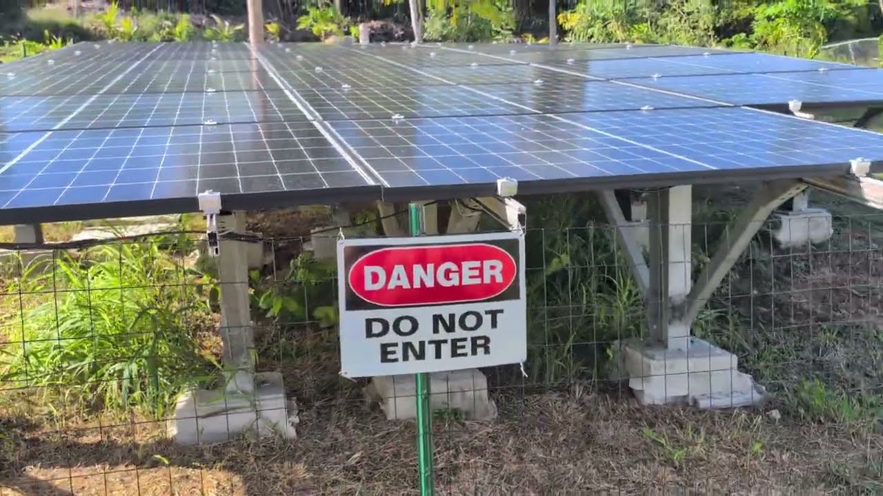 Ground mount solar panel system