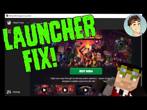 Minecraft Dungeons Launcher Fix!