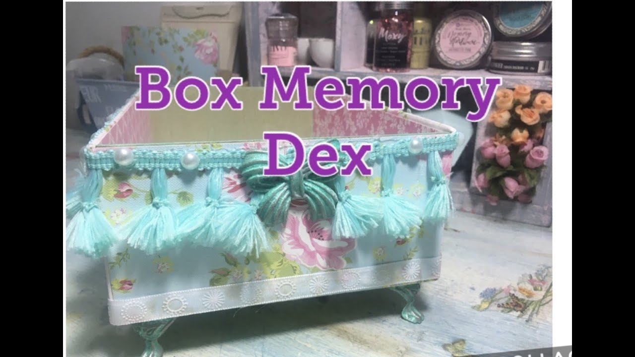 Mini Dex Box Box Memory Dex vídeo 2, Mini álbum / Decorando la Box Memory Dex - YouTube