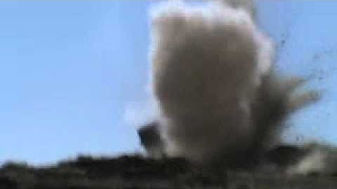 SURE SHOT MAGNUM 2Lb vs. 10 Ton Boulder!