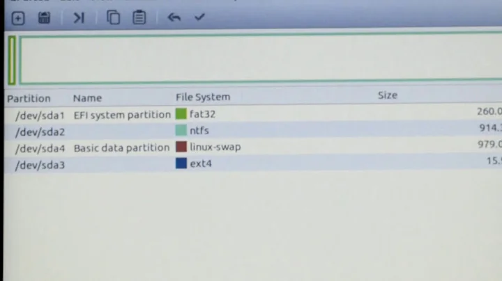 Merge partitions in Linux with Gparted