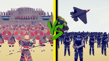 SWAT TEAM vs MEDIEVAL ARMY - Totally Accurate Battle Simulator TABS