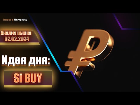 Анализ рынка 02 02 2024  Доллар Рубль Юань Биткоин Золото Нефть CME Forex