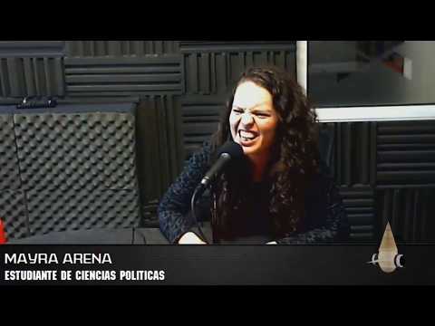 Mayra Arena, de Bahía Blanca. Texto en Facebook: "El beneficio de ser pobres" se viralizó en la red