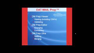 DAT-MAIL Prep™: A Real Time Saver for Preparing your Mail.dat files - Window Book (01/31/12)