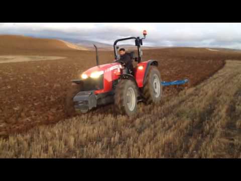 Massey Ferguson 4708 Ünlü 5'li 12 Numara Pulluk Test Aşaması