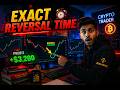 Crypto Intraday Trading Strategy | Crypto Me Exact Reversal Time Kaise Nikale #btc #cryptotrading