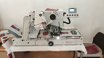 Labelling of large coffee bags with LAB510